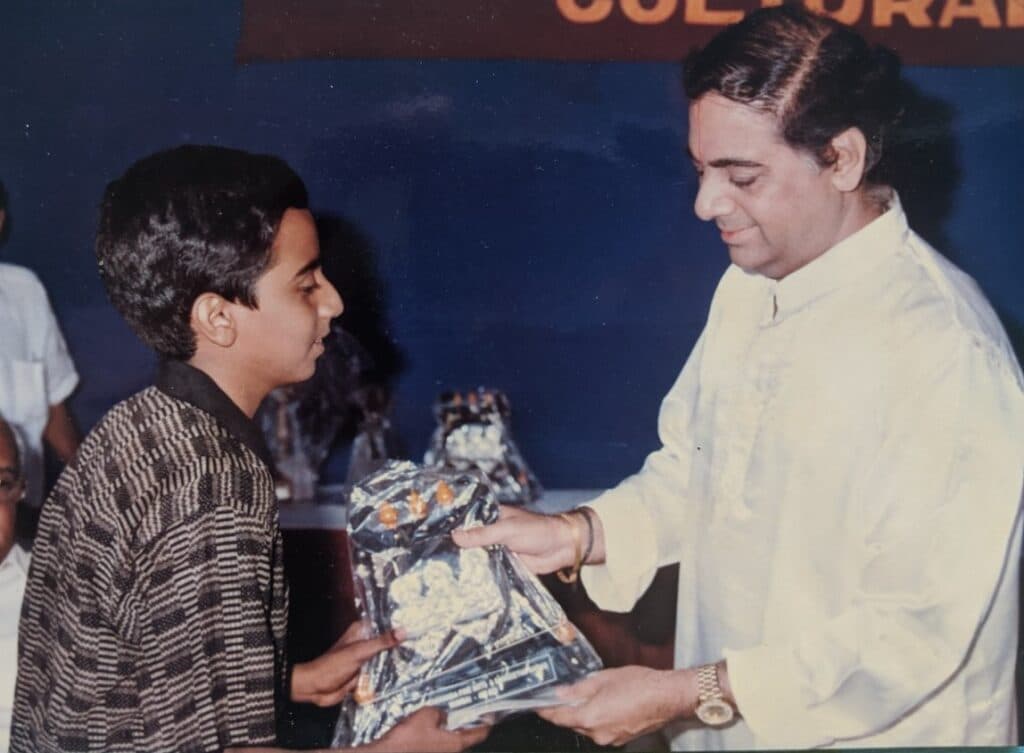 L. Ramakrishnan with violin