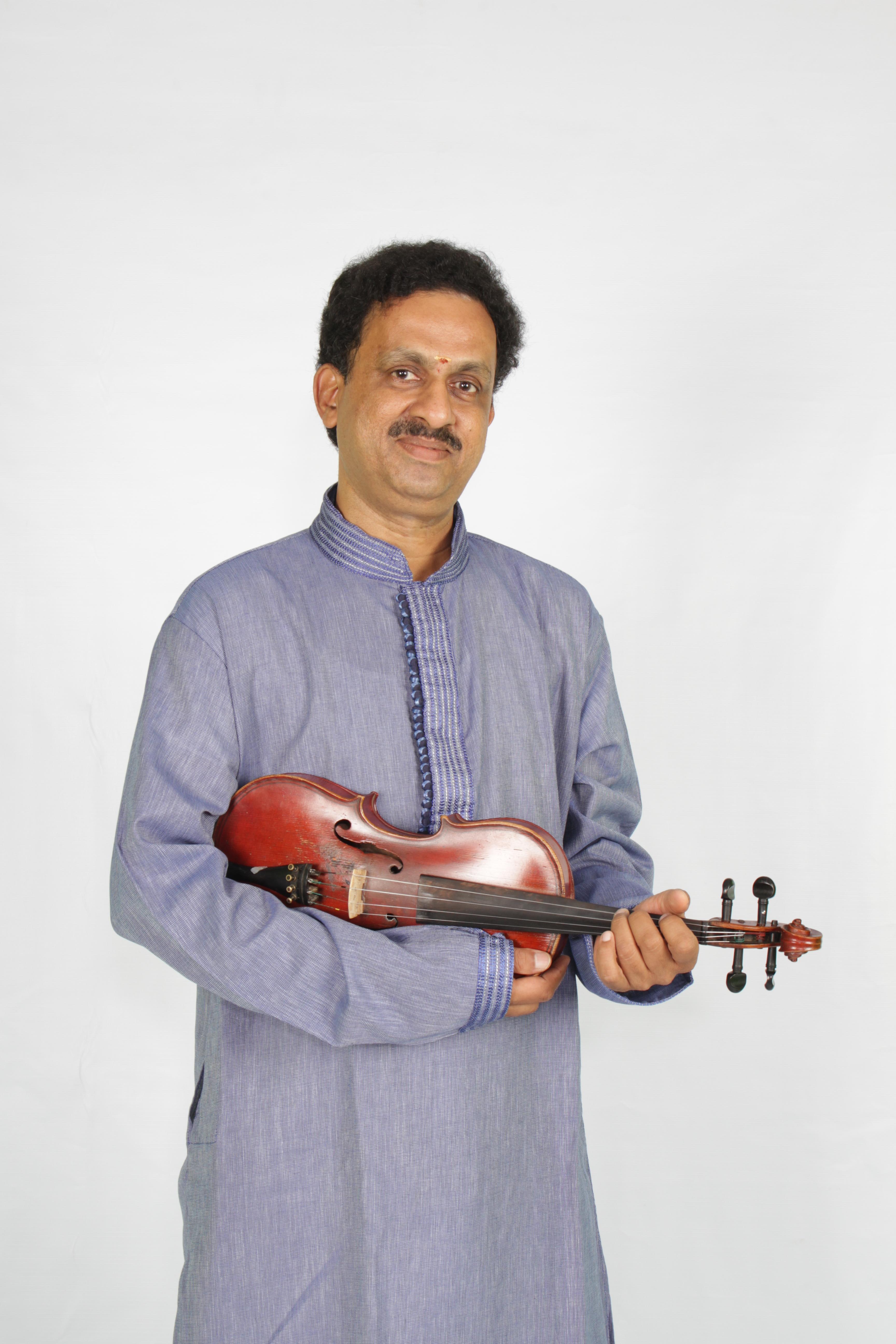 Mysore Nagaraj with violin