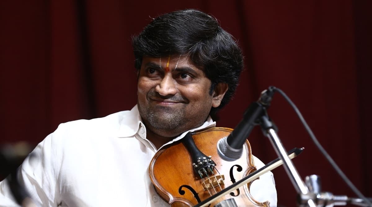 S. Varadarajan with violin