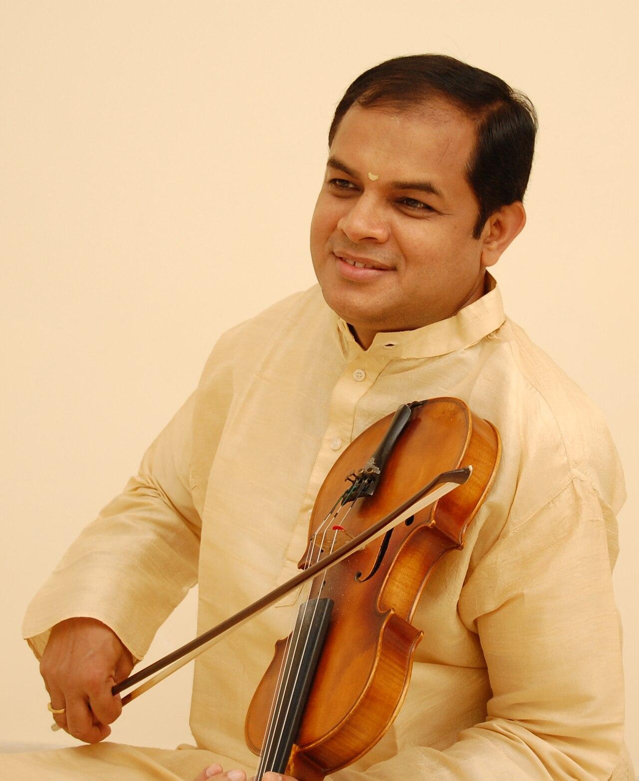 Vittal Ramamurthy with violin